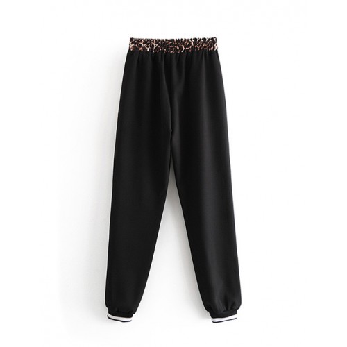 Fashion Black Pure Color Decorated Long PantsNo.:E871625(0) Write a review