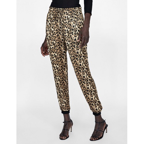 Fashion Leopard Leopard Pattern Decorated Long PantsNo.:E876565(0) Write a review