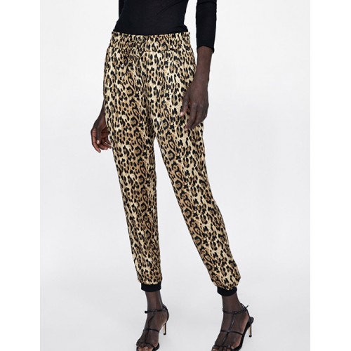 Fashion Brown Leopard Pattern Design Sports PantsNo.:E930565(0) Write a review