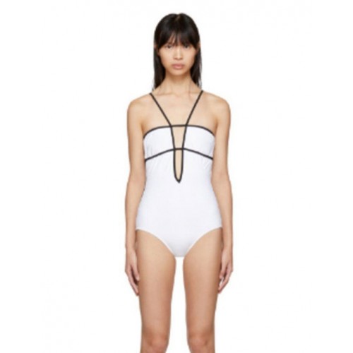 Sexy White Hollow Out Design Pure Color SwimwearNo.:F173295(0) Write a review